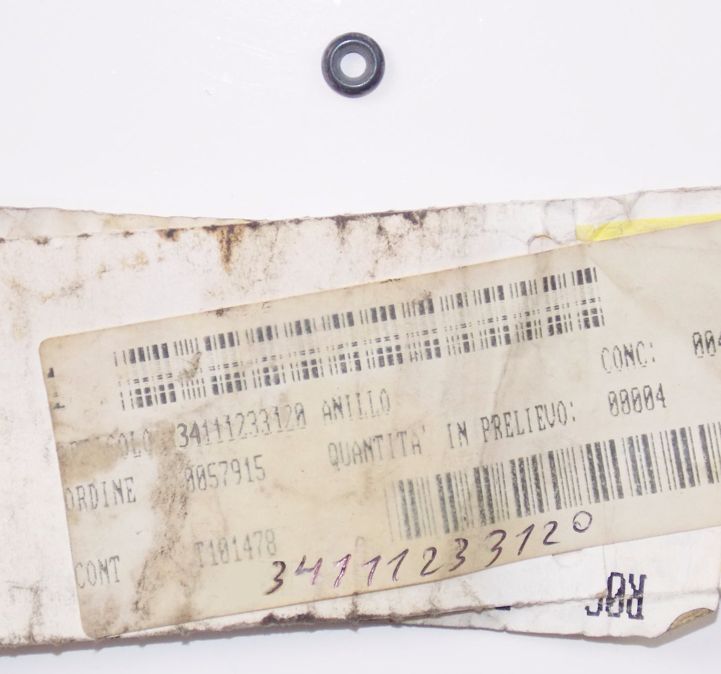 NOS OEM BMW 74-85 R100RS/7T/RT/60/75/90S FRONT BRAKE CALIPER O-RING 34111233120 - MotoRaider