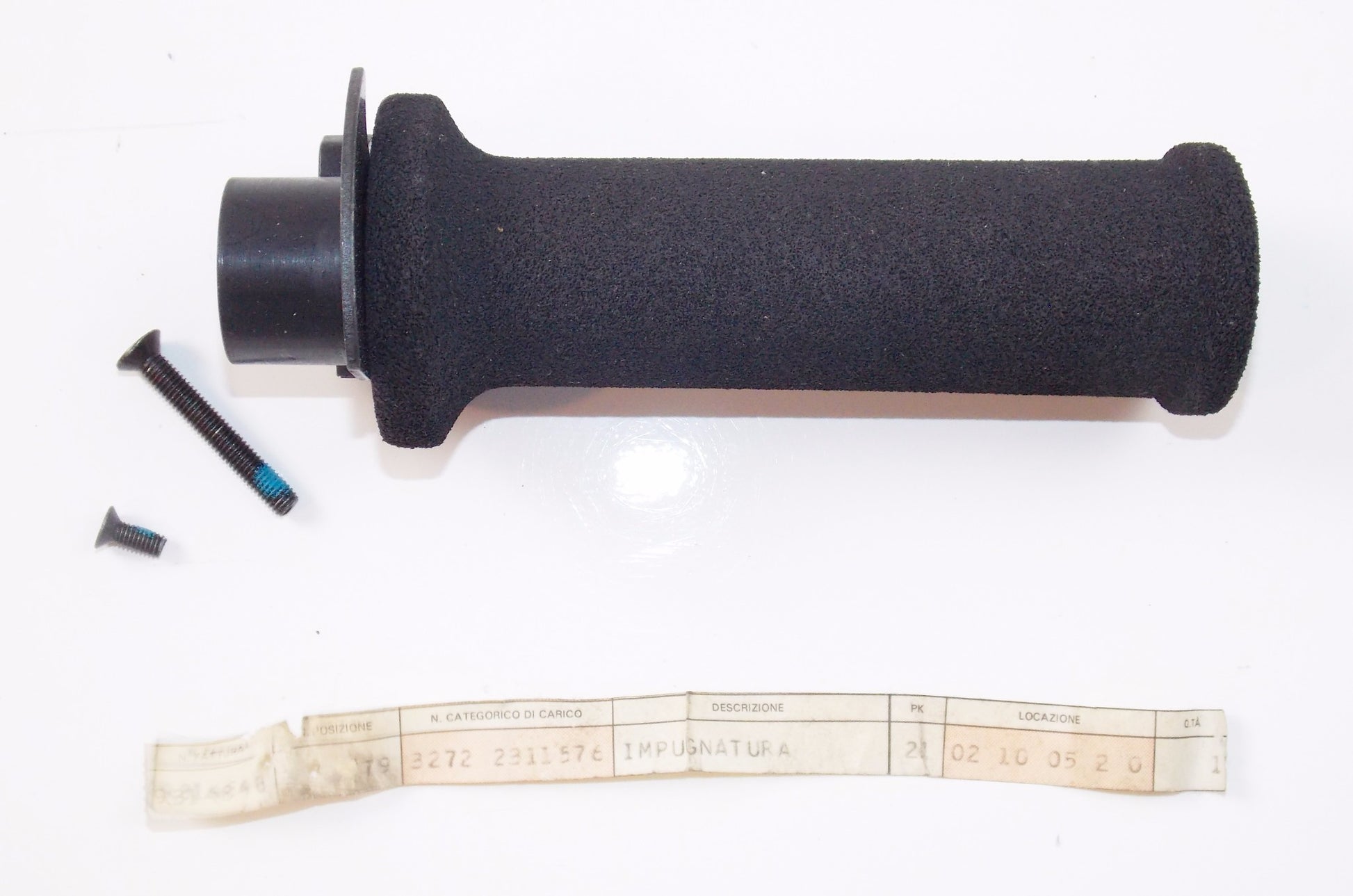 NOS OEM BMW K 1100 LT HANDLE TUBE RIGHT GRIP + SCREWS 32722311576 - MotoRaider