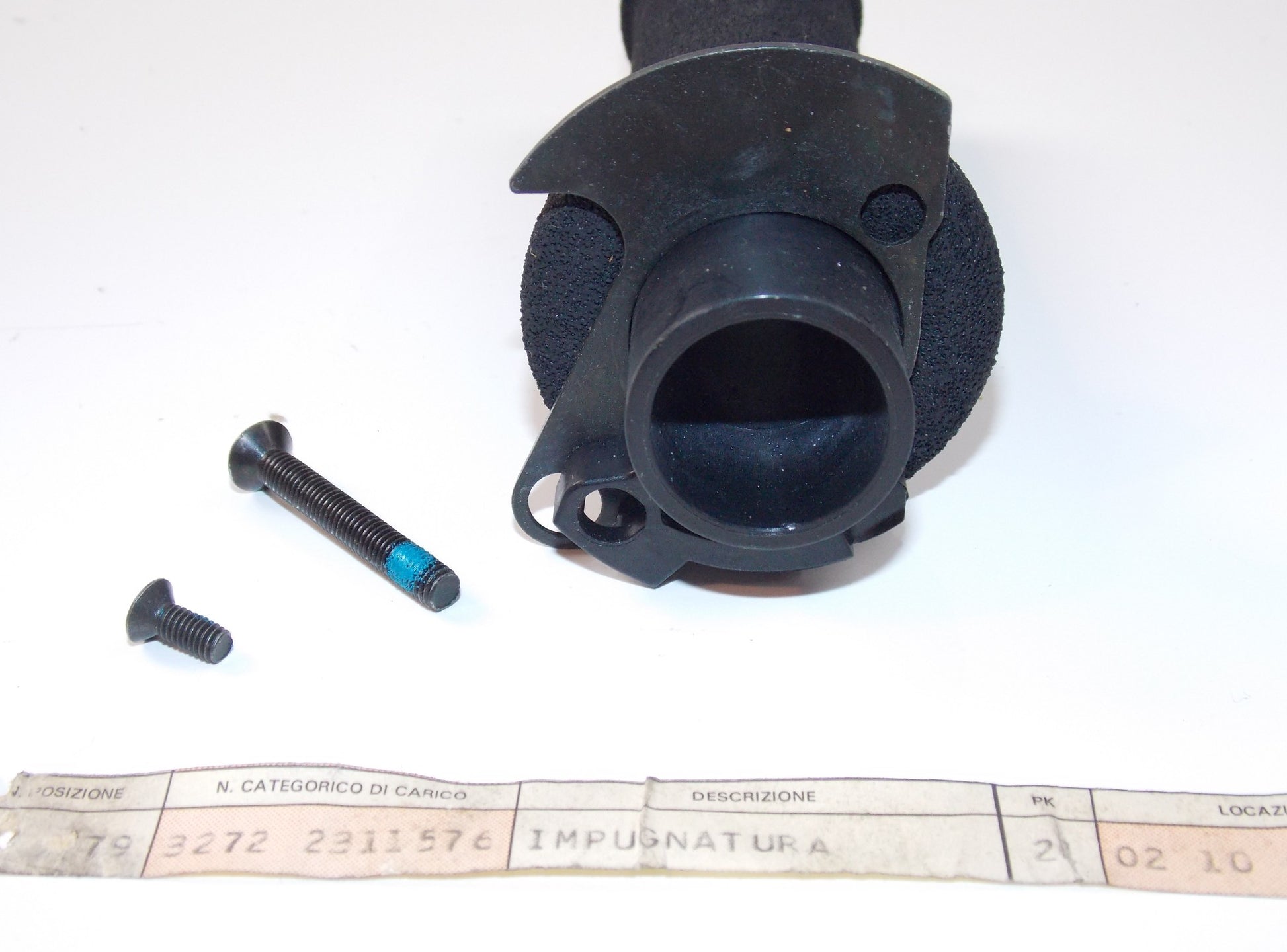 NOS OEM BMW K 1100 LT HANDLE TUBE RIGHT GRIP + SCREWS 32722311576 - MotoRaider