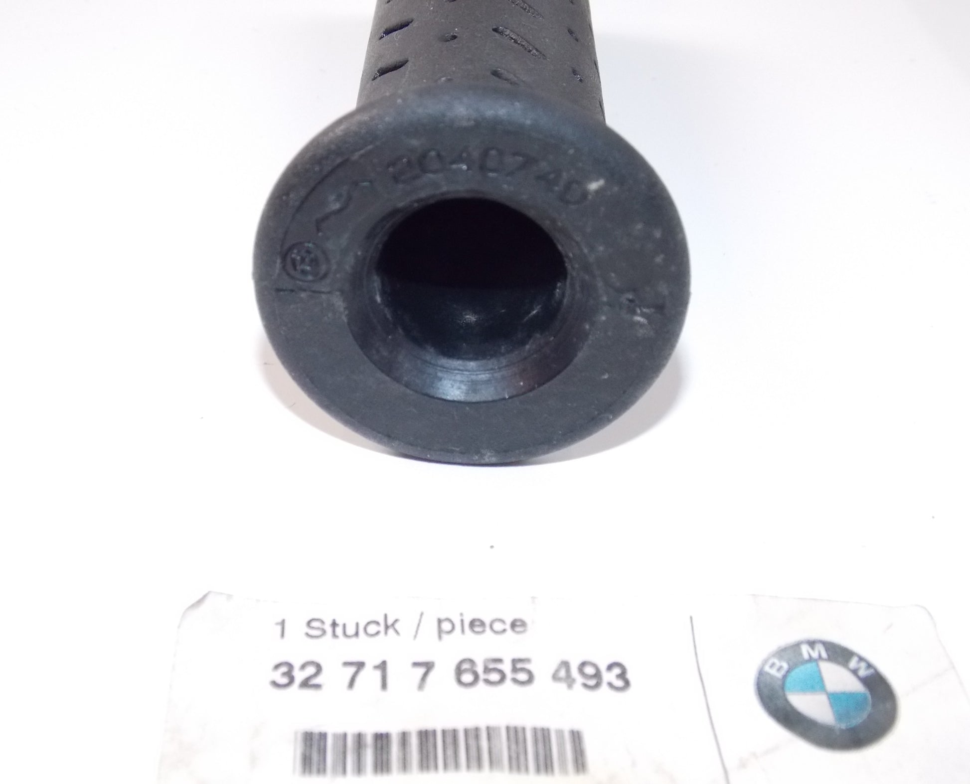 NOS OEM BMW 1970'S 1980'S 1990'S K R F HANDLE GRIP RUBBER COVER 32717655493 - MotoRaider