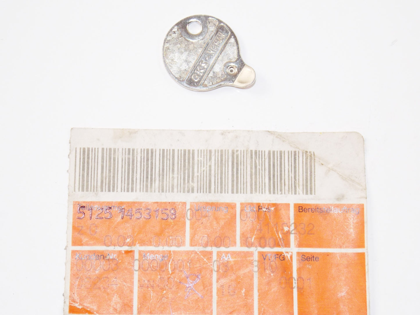 NOS OEM BMW 84-96 K100/75 R100RS/RT/65/80 STEERING WHEEL LOCK COVER 51251453158 - MotoRaider