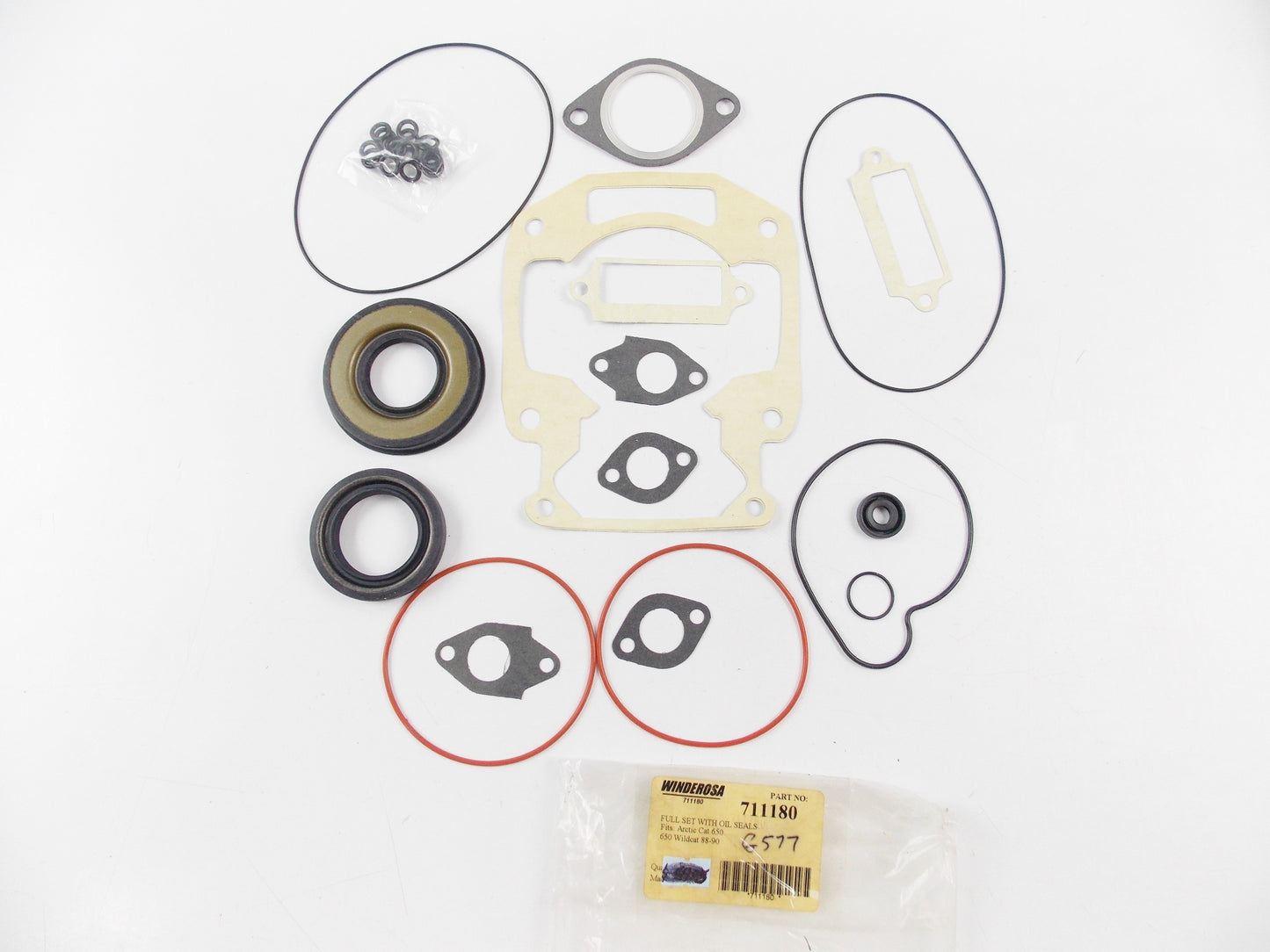 WINDEROSA ENGINE GASKET SET + OIL SEAL  ARCTIC CAT 650 WILDCAT 650 88-90 711180 - MotoRaider
