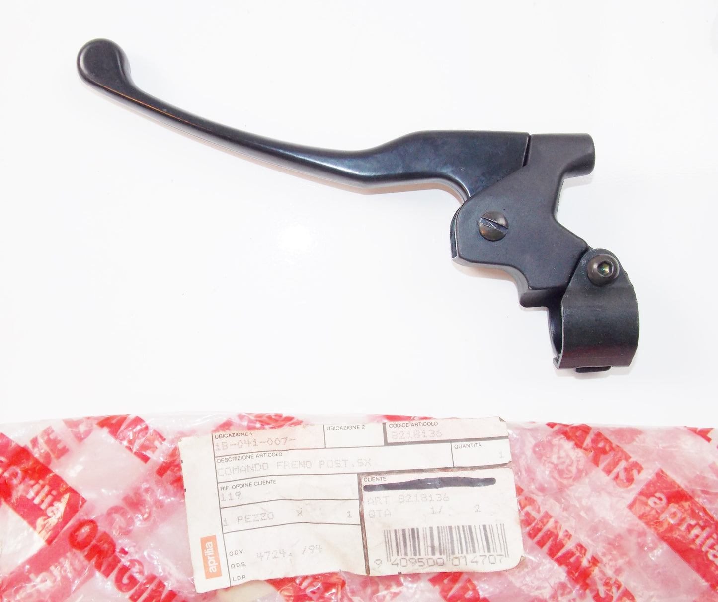 OEM APRILIA 92-04 DASHBOARD AMICO|SR 50 LH REAR BRAKE CONTROL DOMINO AP8218136 - MotoRaider