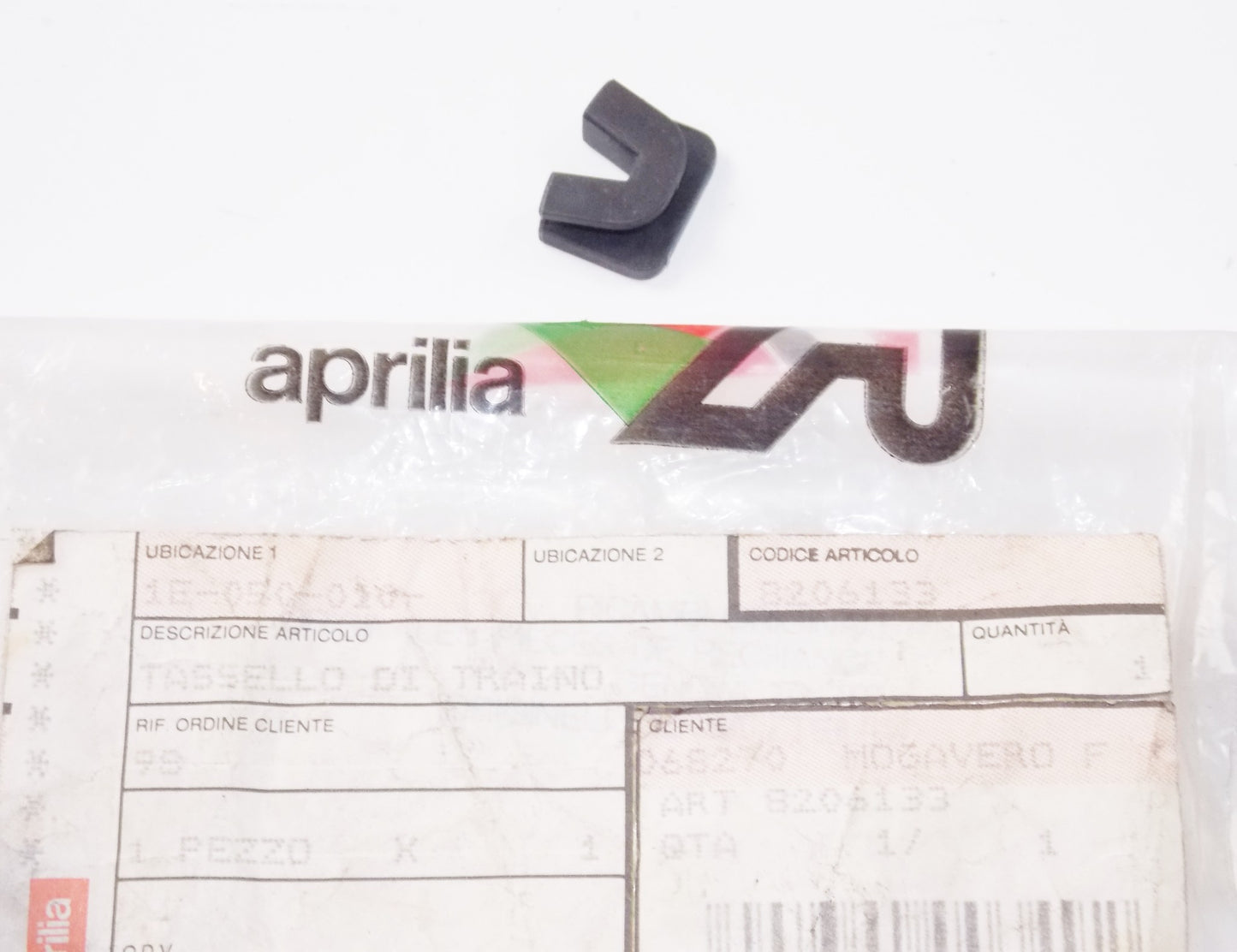 OEM APRILIA 96-2000 GULLIVER|RALLY|SR-50 H20 TRANS. FINAL DRIVE SLIDER AP8206133 - MotoRaider