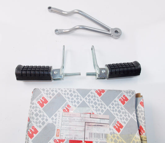 NOS OEM APRILIA EXTREMA 50 PASSENGER FOOTREST KIT AP8700153 - MotoRaider