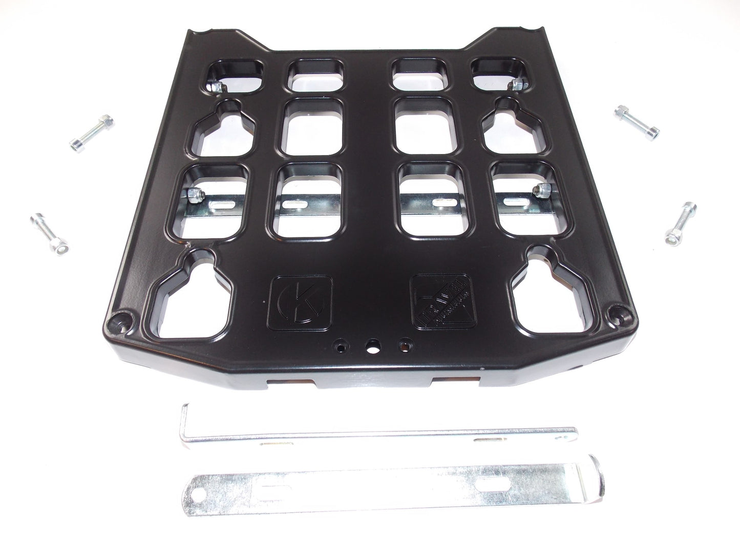 UNIVERSAL ALUMINUM TRAVEL LUGGAGE RACK SET 27.5cm x 30cm ADJUSTABLE - MotoRaider