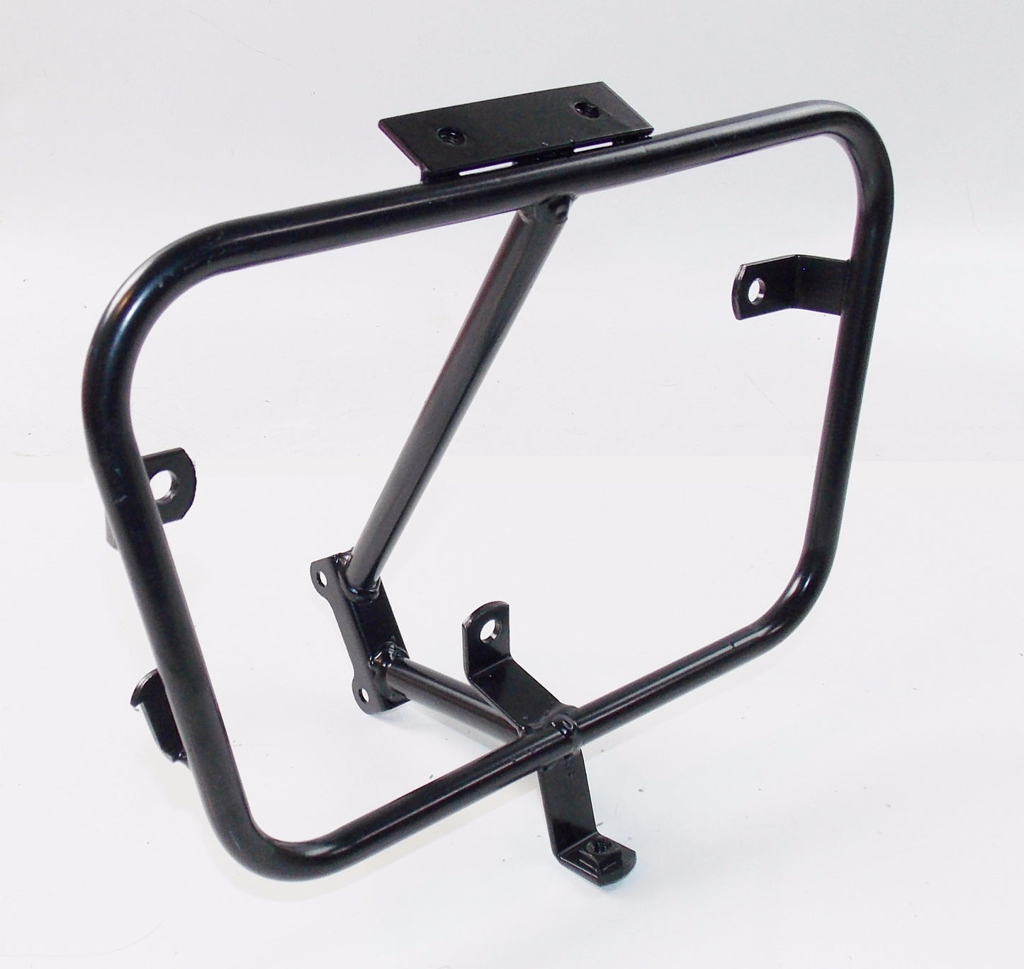 NOS OEM APRILIA 1988 TUAREG 125 HEADLIGHT FRAME BLACK MOUNTING AP8132706 - MotoRaider