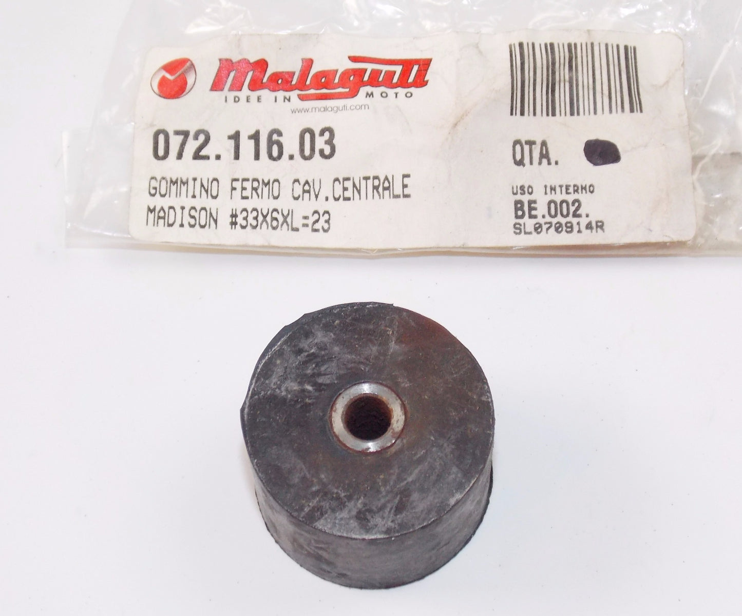 OEM MALAGUTI PASSWORD 250Eur3 CIAK MAST 125/4T-Eur2 MAIN STAND RUBBER 072.116.03 - MotoRaider