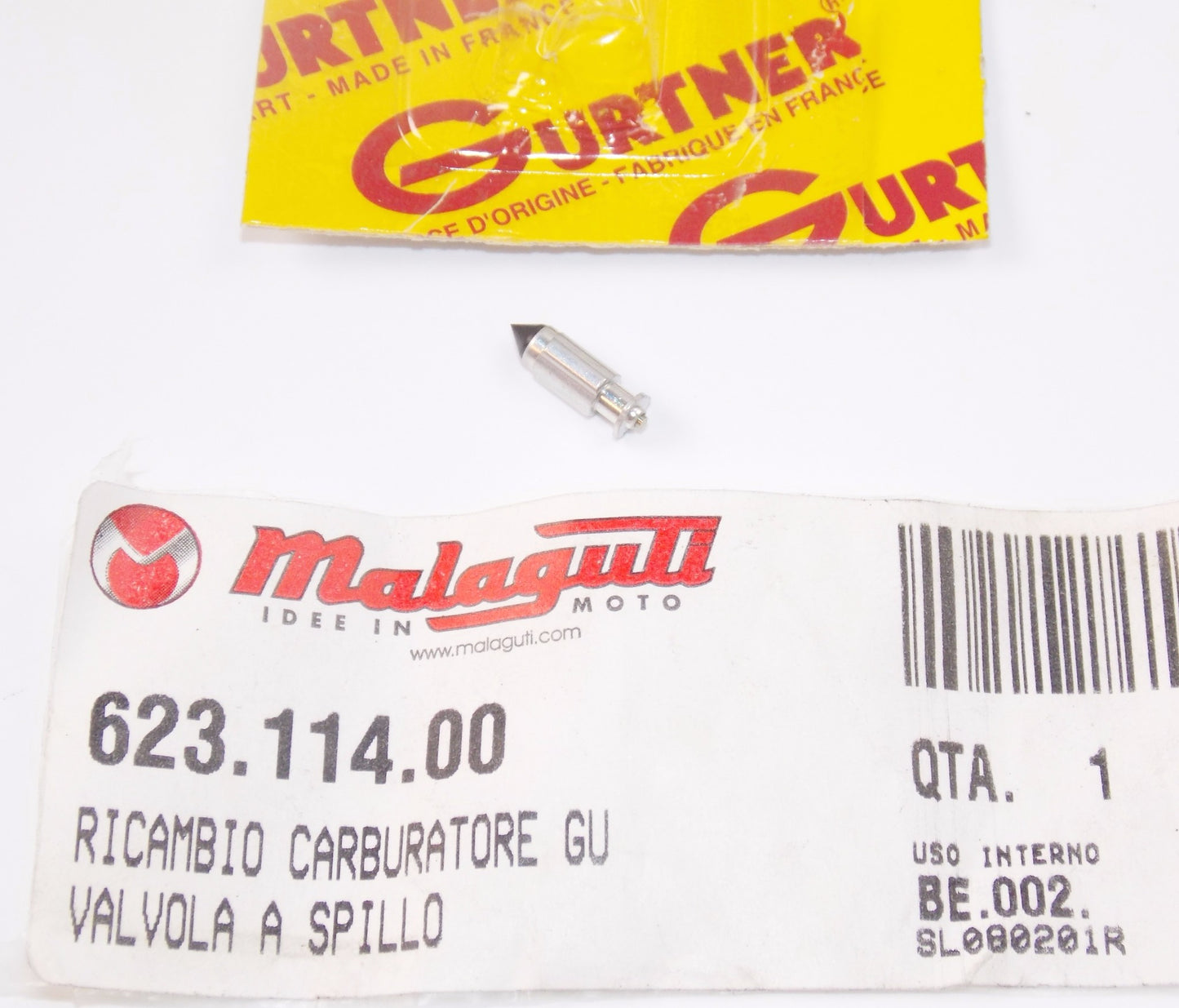 OEM MALAGUTI F12 Aria F15 LC-TDS Restyl. KAT EUR1 CARB. NEEDLE VALVE 623.114.00 - MotoRaider
