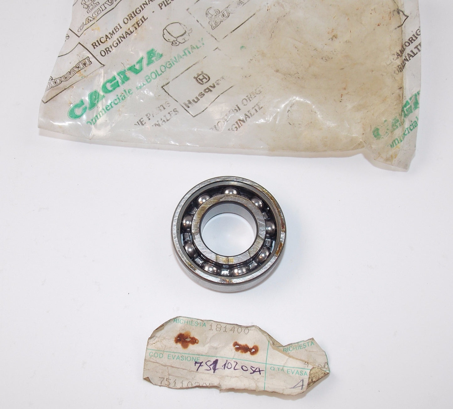 NOS OEM DUCATI 01-03 MONSTER 750 900 ST SS FRONT WHEEL BEARING 751102054 - MotoRaider