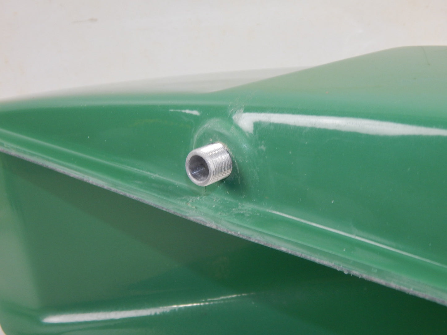 1971-1973 KTM PENTON GS 125 FIBERGLASS GREEN GAS TANK PETROL RESERVOIR + CAP - MotoRaider