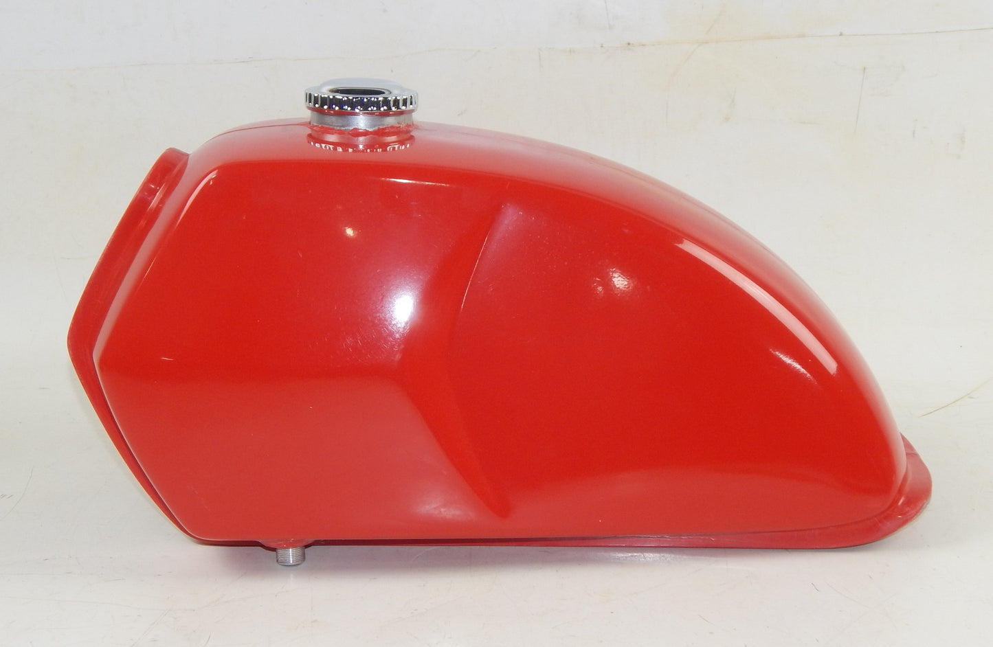 1971-1975 KTM PENTON GS 125 175 FIBERGLASS RED GAS TANK PETROL RESERVOIR + CAP - MotoRaider