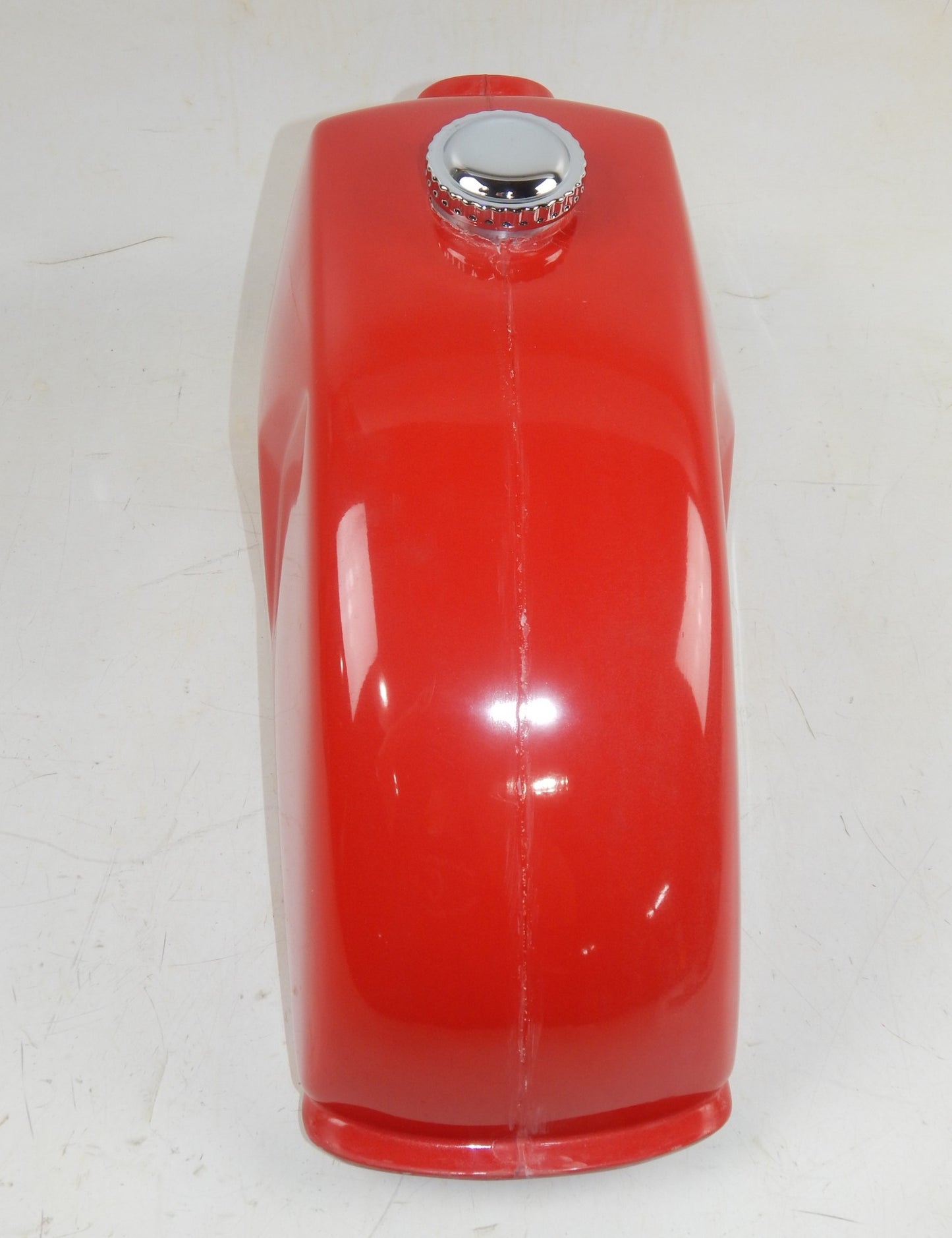 1971-1975 KTM PENTON GS 125 175 FIBERGLASS RED GAS TANK PETROL RESERVOIR + CAP - MotoRaider