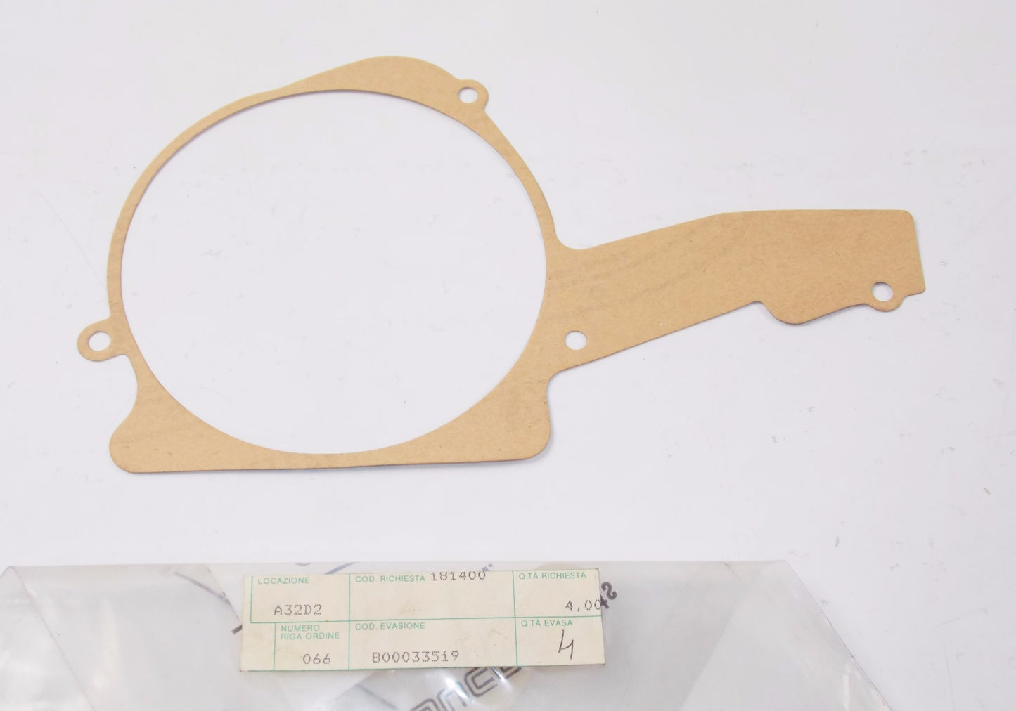 NOS OEM CAGIVA RX 125 LEFT CRANKCASE COVER GASKET 800033519 - MotoRaider