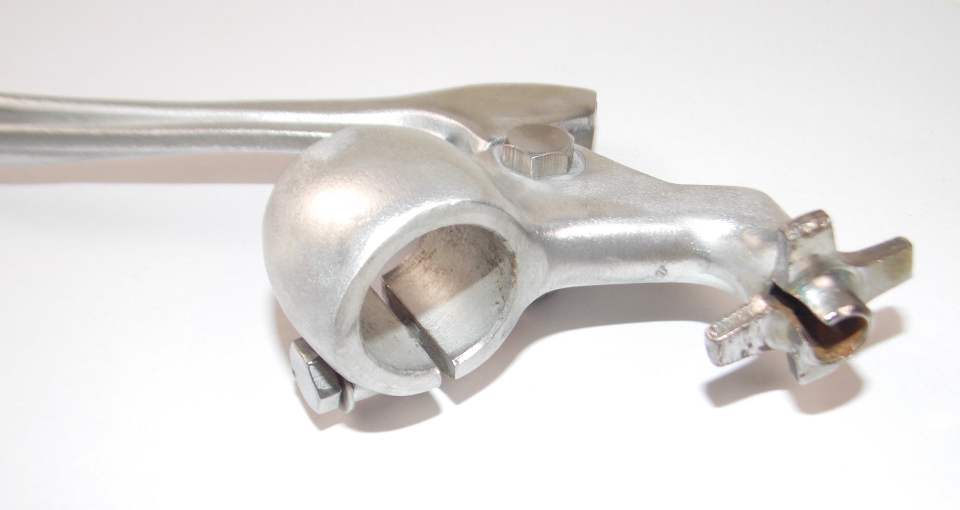 1950 HONDA CA 150 DREAM LEFT CLUTCH LEVER ASSEMBLY PERCH BLADE 7/8" HANDLEBAR - MotoRaider