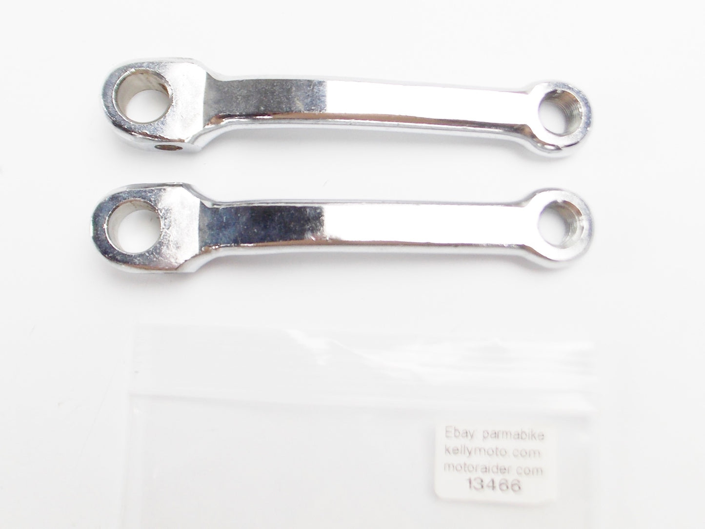 1 PAIR PEDALS LINKS ARMS MOPED ITALY L=135 mm GARELLI PIAGGIO BENELLI NEGRINI - MotoRaider