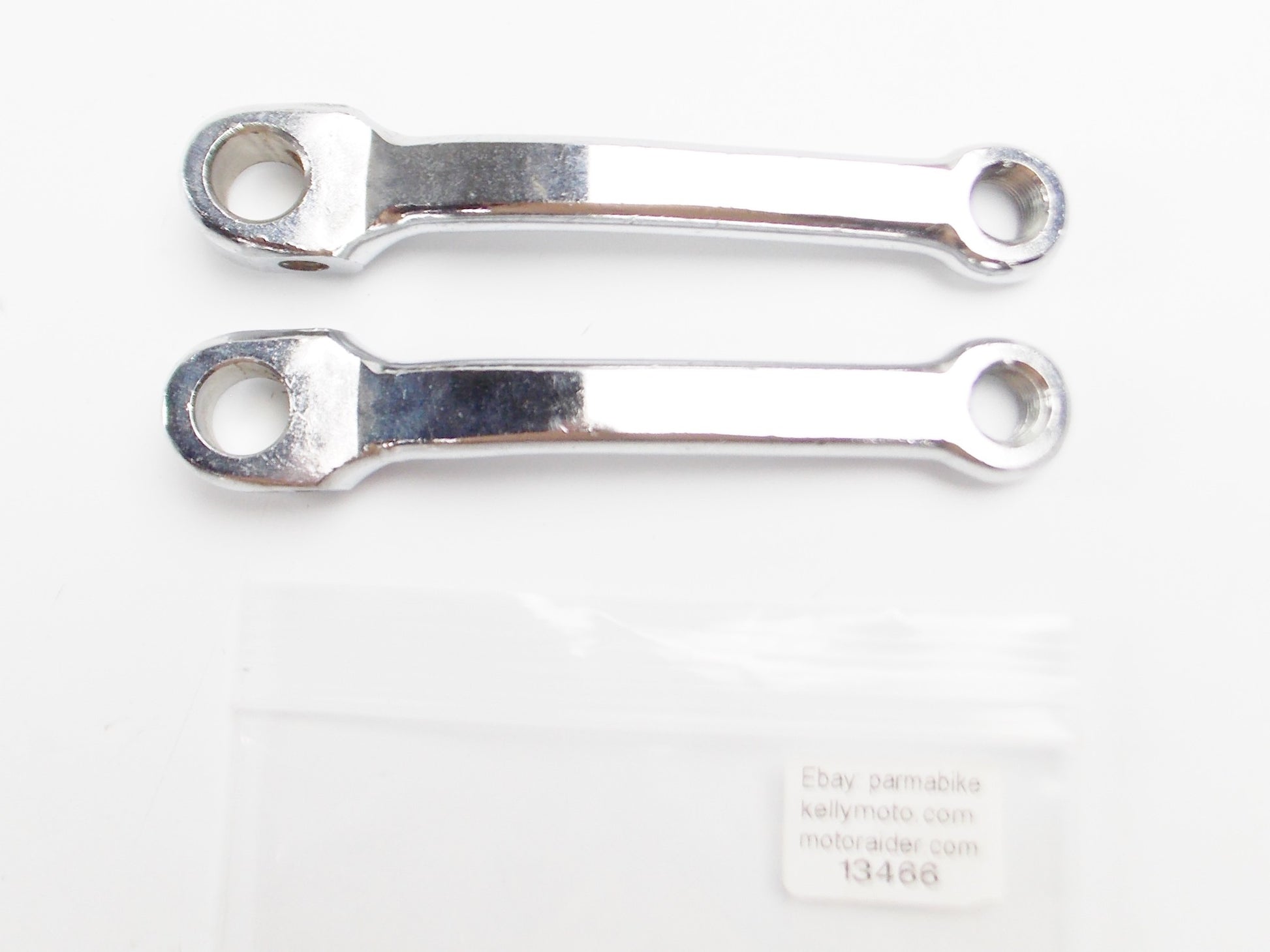 1 PAIR PEDALS LINKS ARMS MOPED ITALY L=135 mm GARELLI PIAGGIO BENELLI NEGRINI - MotoRaider