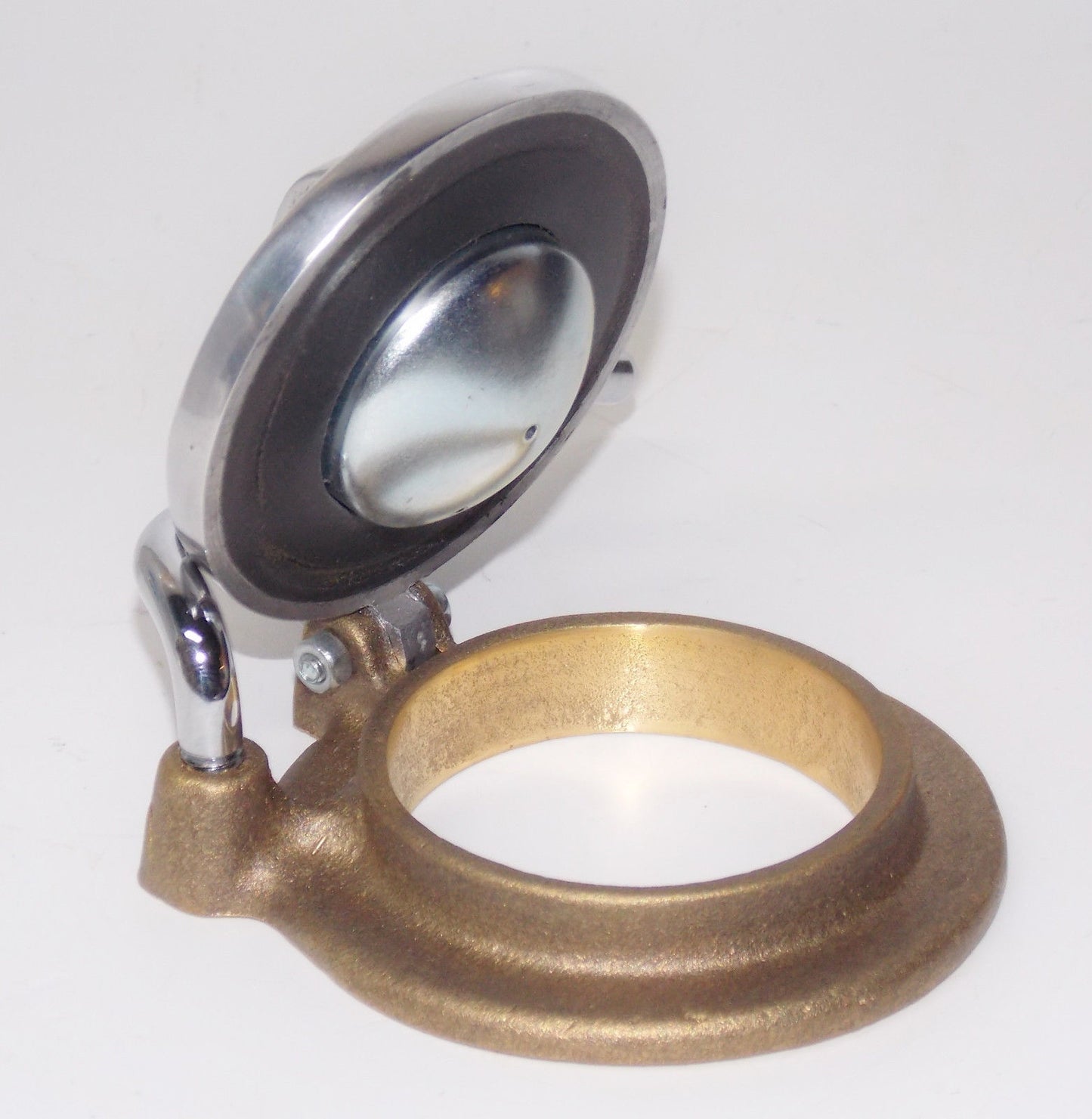 1950's QUICK RELEASE GAS TANK CAP MOTO GUZZI FUEL VINTAGE CAFE RACER BONORA - MotoRaider
