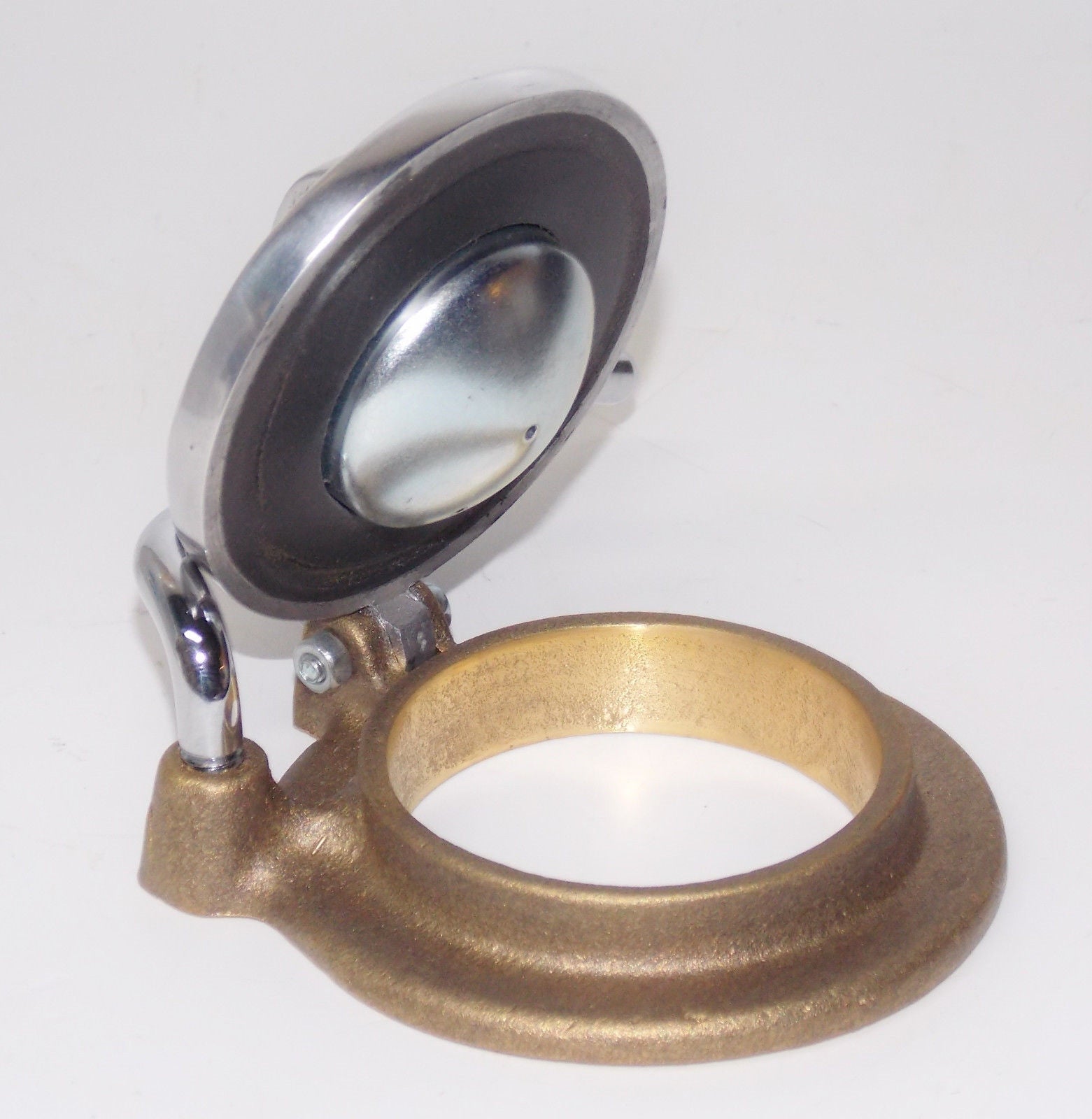 1950's QUICK RELEASE GAS TANK CAP MOTO GUZZI FUEL VINTAGE CAFE RACER BONORA - MotoRaider