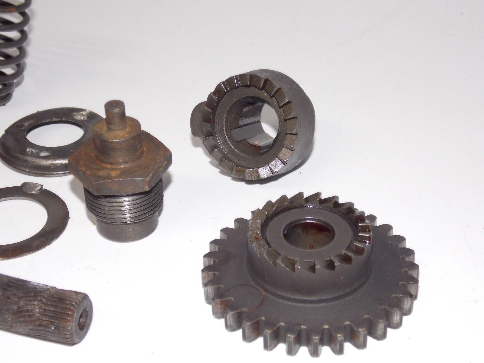 '73 KTM PENTON 175 MOTOR KICK STARTER MECHANIISM RATCHET SHAFT SPRING GEAR MC GS - MotoRaider