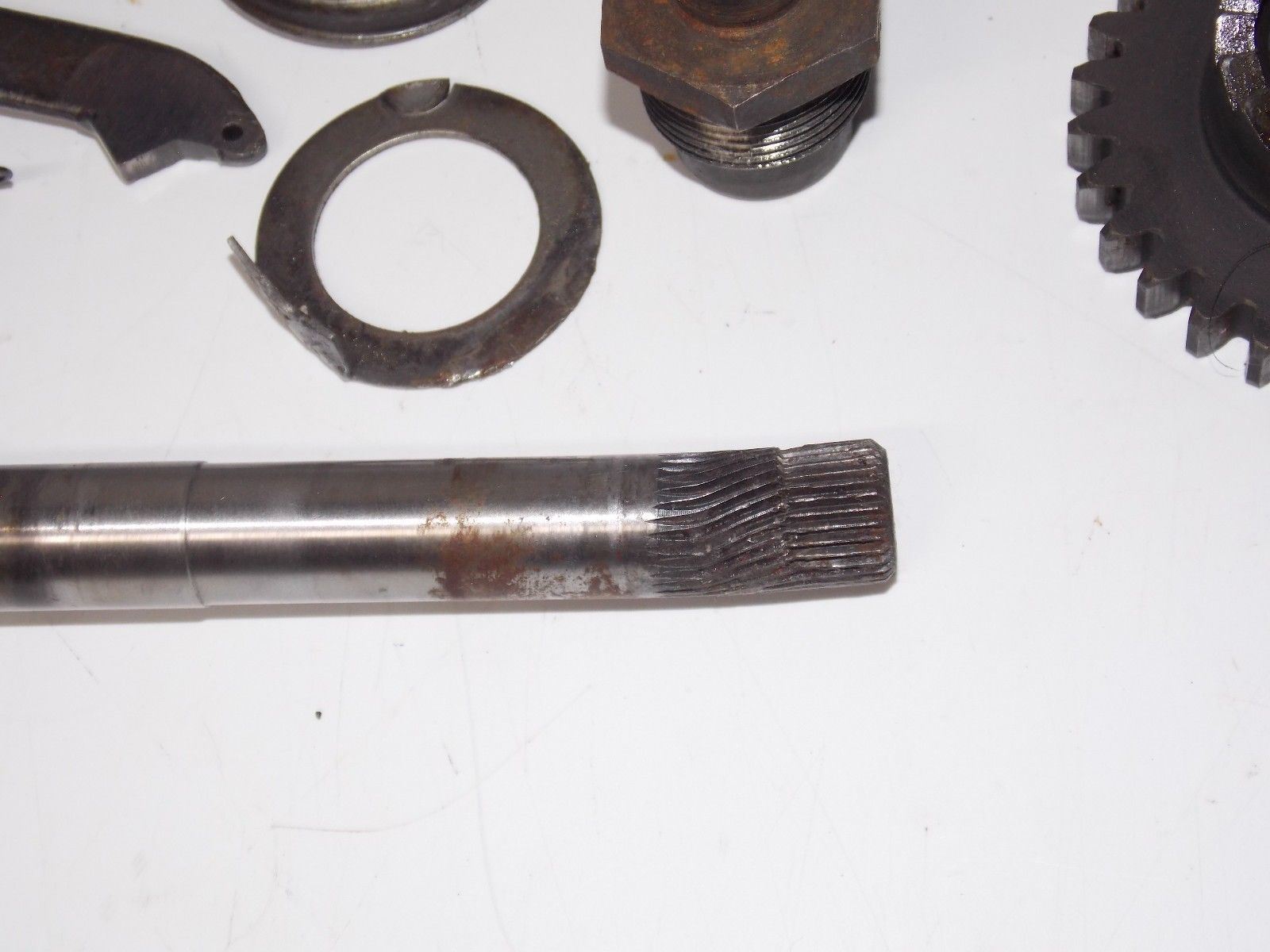 '73 KTM PENTON 175 MOTOR KICK STARTER MECHANIISM RATCHET SHAFT SPRING GEAR MC GS - MotoRaider