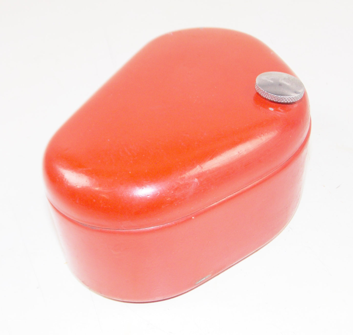1959 GILERA GIUBILEO 98cc FRAME CHASSIS RIGHT TOOL BOX RED VINTAGE MOTORCYCLE - MotoRaider