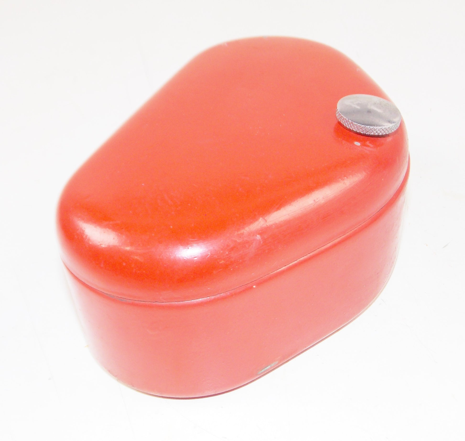 1959 GILERA GIUBILEO 98cc FRAME CHASSIS RIGHT TOOL BOX RED VINTAGE MOTORCYCLE - MotoRaider