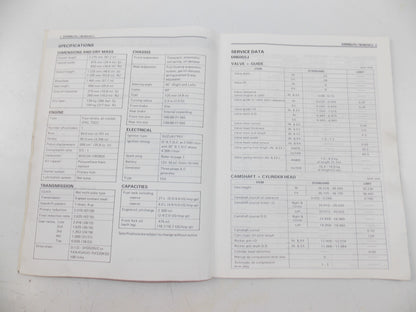 03/1988 SUPPLEMENT SERVICE MANUAL BOOK SUZUKI DR600S/R ENGLISH 99501-45080-01E - MotoRaider