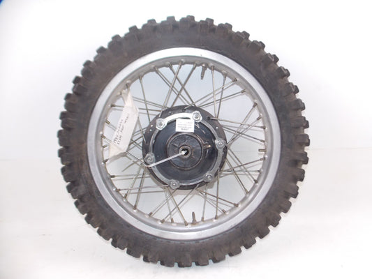 18" REAR WHEEL TIRE RIM HUB SPOKE 1980 YAMAHA XT500 VINTAGE THUMPER SCRMBLER - MotoRaider