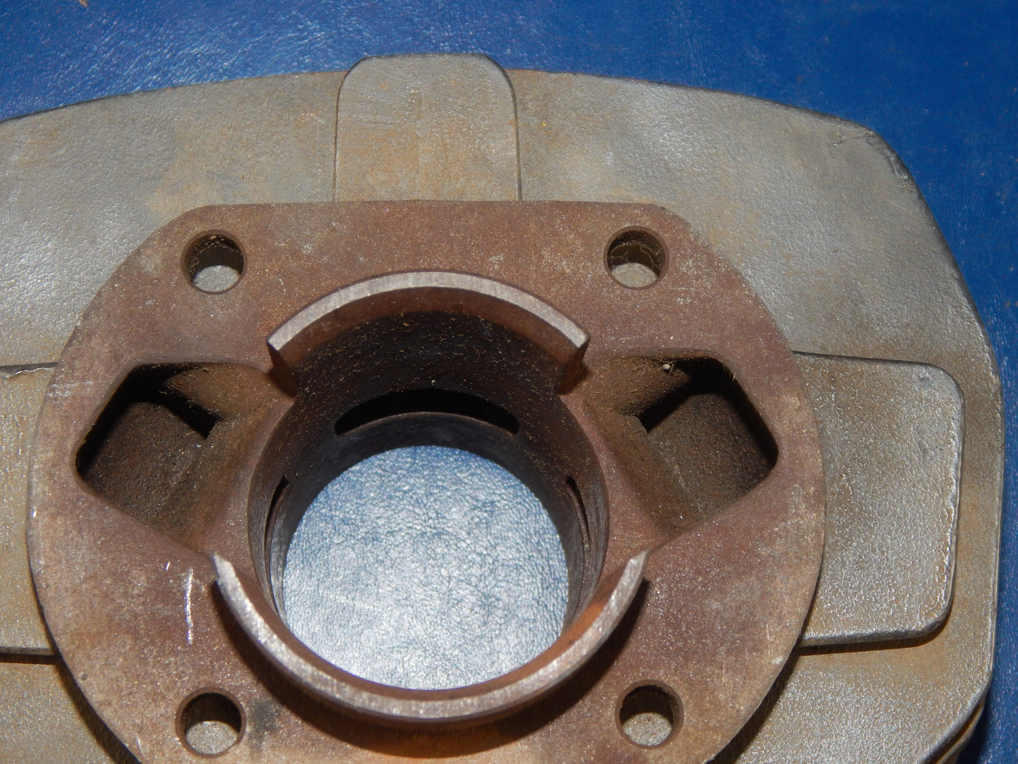 1960's SACHS 125 MOTOR IRON CYLINDER+HEAD BORE 53.70mm DKW HERCULES 0613-106-099 - MotoRaider