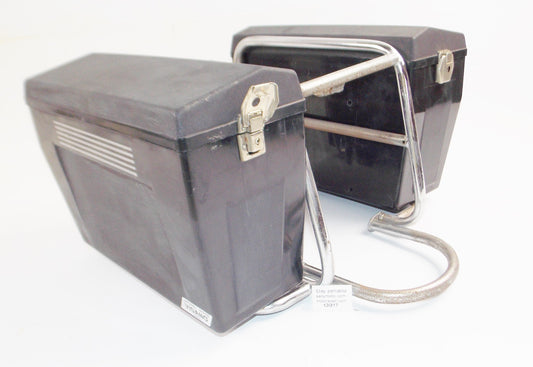 VIGANO LUGGAGE CASE+MOUNT RACK LENGTH=500mm CASE=330X130X220mm MOPED MOTORCYCLE - MotoRaider