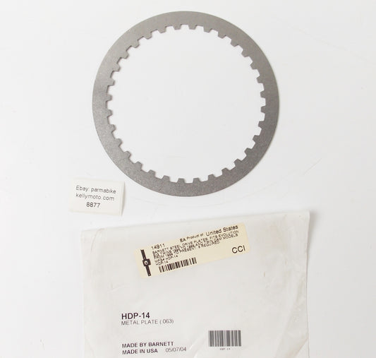 NOS BARNETT HARLEY DAVIDSON BIG TWINS 1998-99 STEEL CLUTCH DRIVE PLATE 14911 - MotoRaider