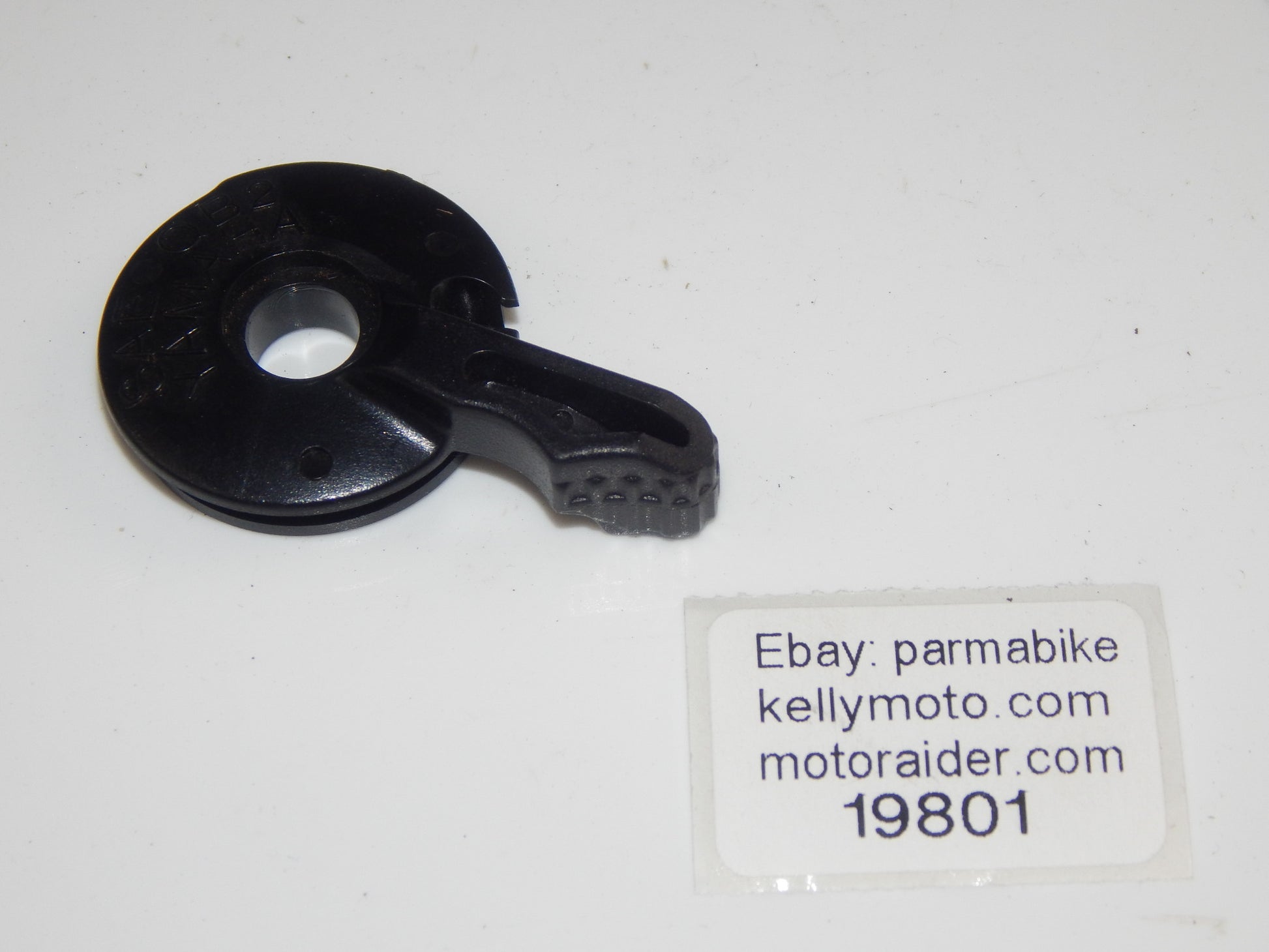 NOS YAMAHA MOTORCYCLE MOPED QB2 SAE CHOKE CONTROL LEVER BLACK PLASTIC VINTAGE - MotoRaider