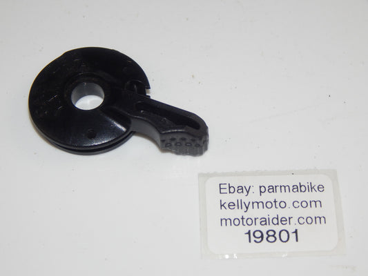 NOS YAMAHA MOTORCYCLE MOPED QB2 SAE CHOKE CONTROL LEVER BLACK PLASTIC VINTAGE - MotoRaider