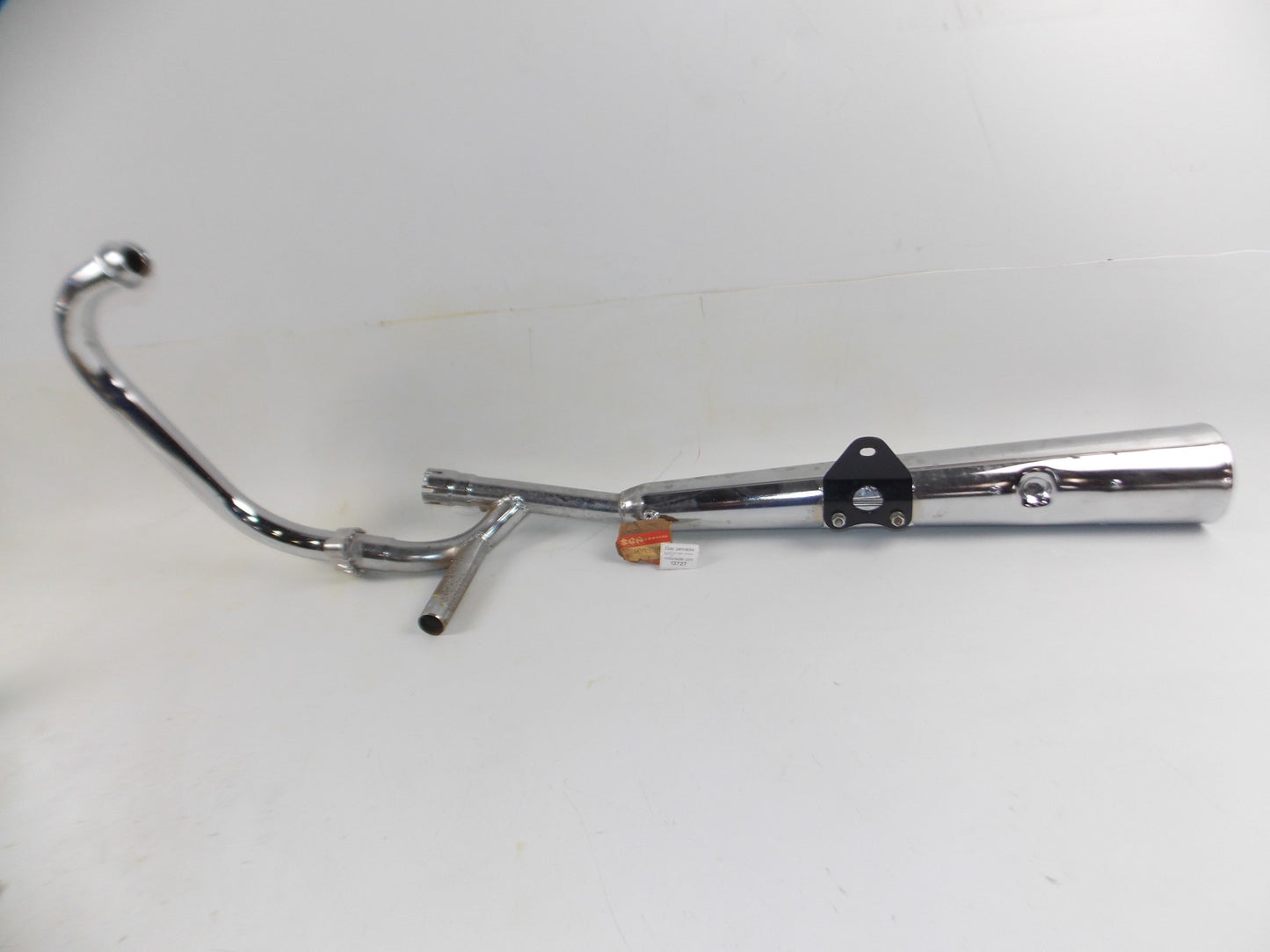 OEM SUZUKI 1981 GSX400F EXHAUST PIPE MUFFLER RIGHT CHROME 14301-33215 - MotoRaider
