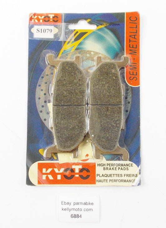 KYOTO BRAKE PADS FRONT WHEEL SEMI-METALIC YAMAHA XVS 650 1998-2007 S1079 - MotoRaider