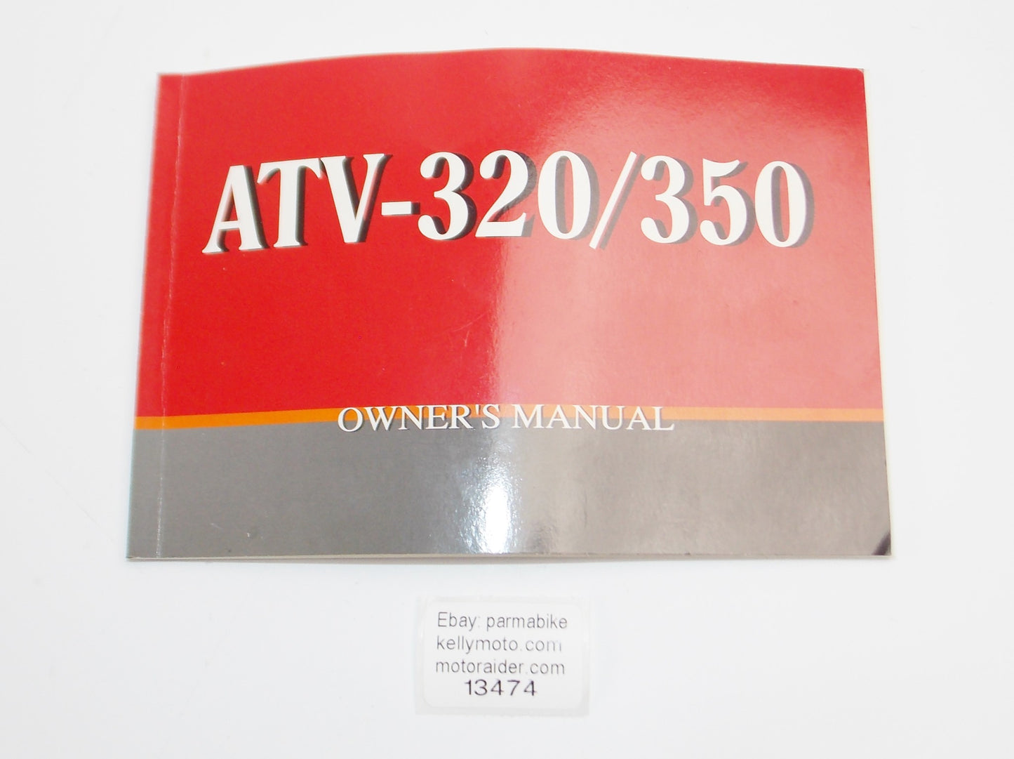 OEM AEON ATV-320 350 OWNER USER MANUAL BOOK ITE AT54/AT56/AT62 QUAD FOUR WHEELER - MotoRaider