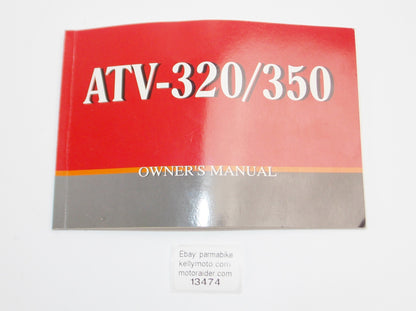 OEM AEON ATV-320 350 OWNER USER MANUAL BOOK ITE AT54/AT56/AT62 QUAD FOUR WHEELER - MotoRaider