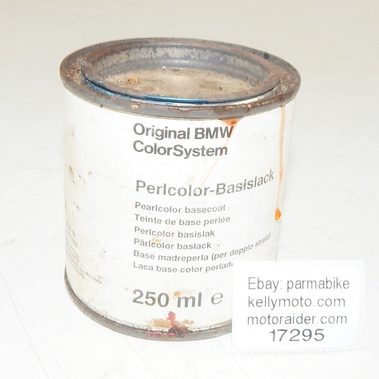 OEM BMW PAINT CAN 250ml PEARLCOLOR BASECOAT BMW 277 PINE GREEN (PINIENGRÜN) - MotoRaider