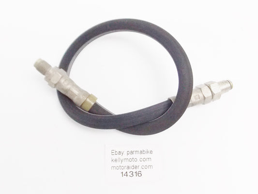 HYDRAULIC BRAKE MALE HOSE PIPE TUBE DOT FAG 05/86 1/8 HL (9.90mm) L=18" - MotoRaider