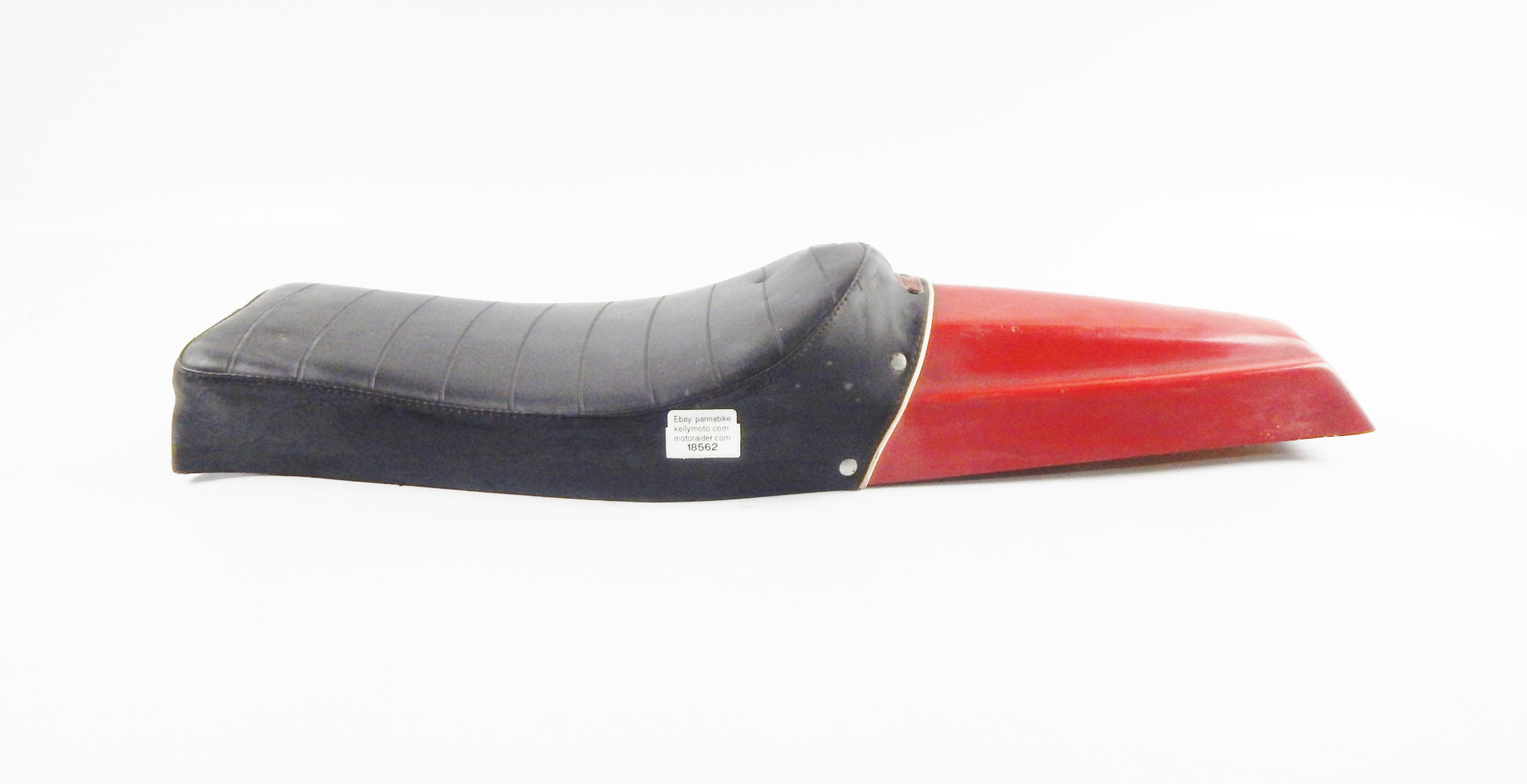 1970's 50cc MOTOCROSS NISA SADDLE SEAT COWL TAIL L=28" W=8" APRILIA MILANI ASPES - MotoRaider