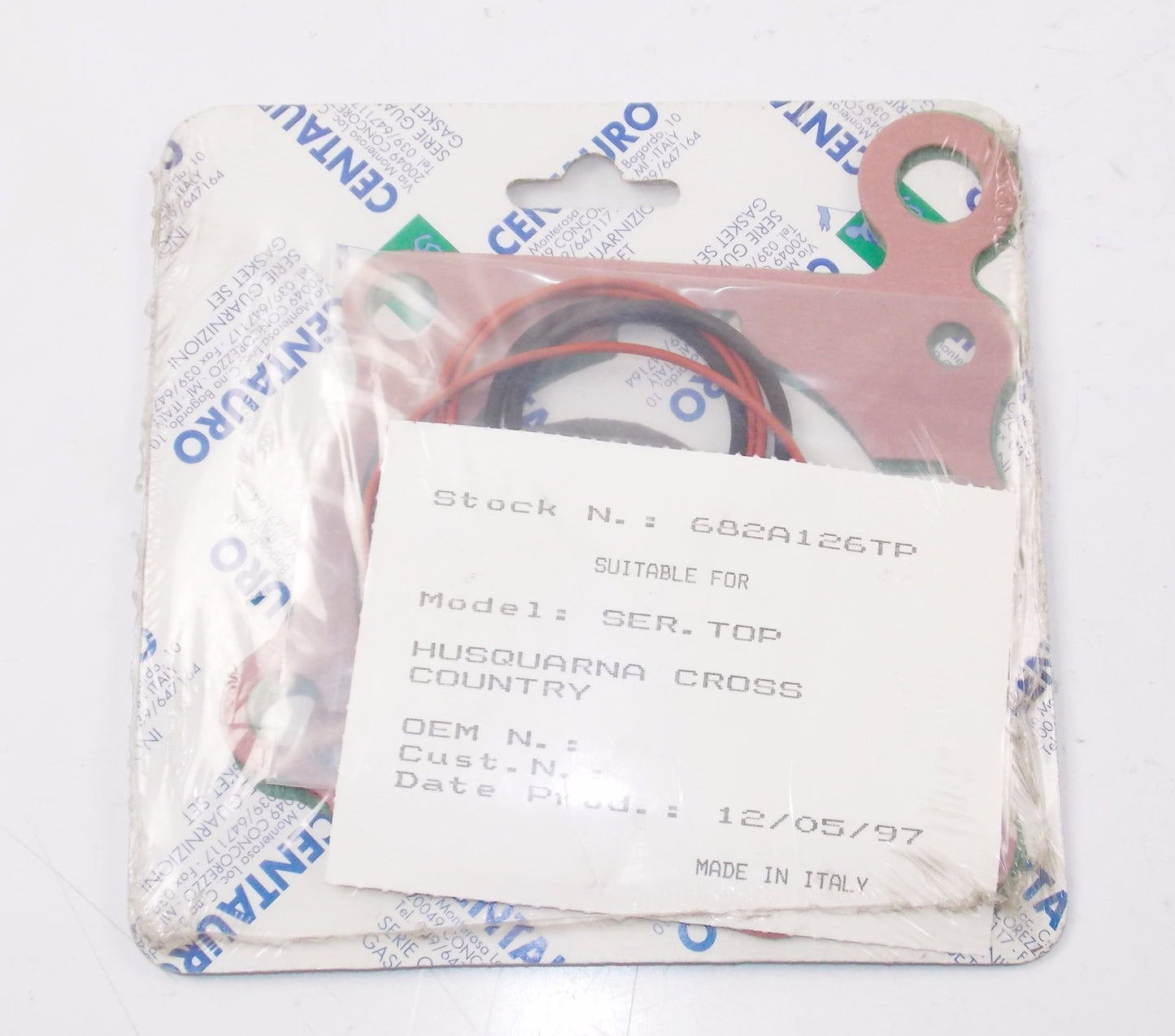 CENTAURO TOP END GASKET SET + SEAL HUSQVARNA CROSS COUNTRY 682A126TP - MotoRaider