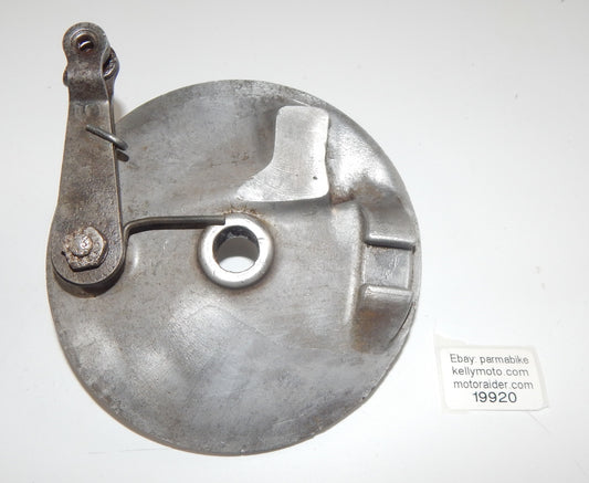 1968 KTM COMET 50cc REAR WHEEL HUB BRAKE PLATE VINTAGE - MotoRaider