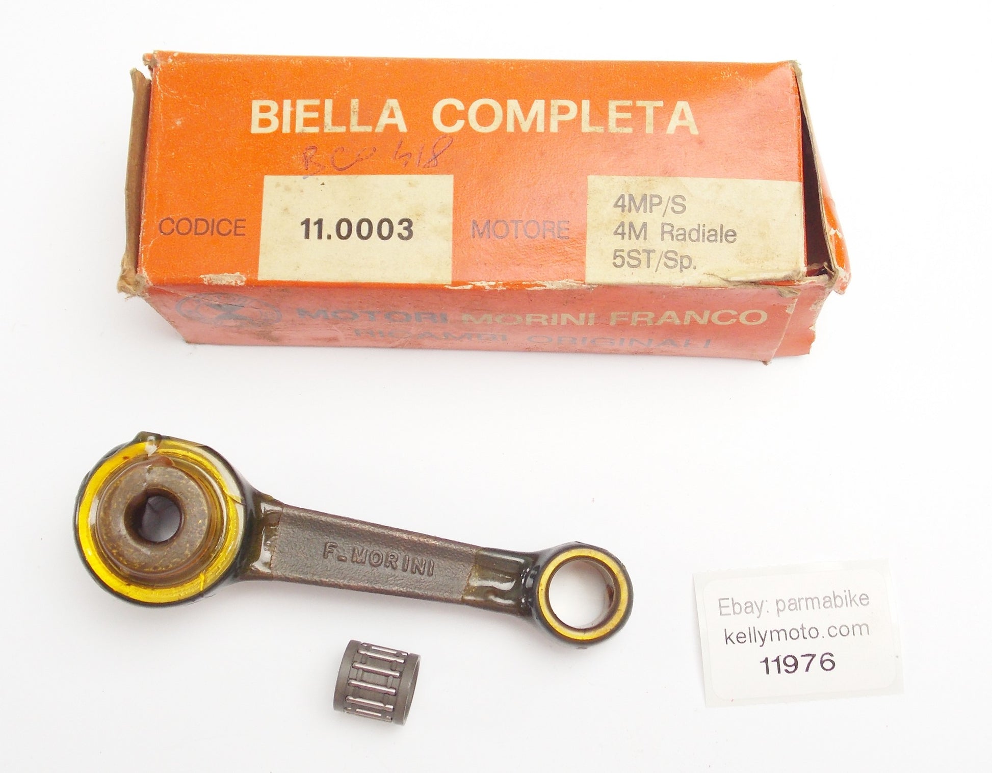 FRANCO MORINI MOTOR CONNECTING ROD+BEARING+PIN ENGINE 4MP/S 4M Radial 11.0003 - MotoRaider