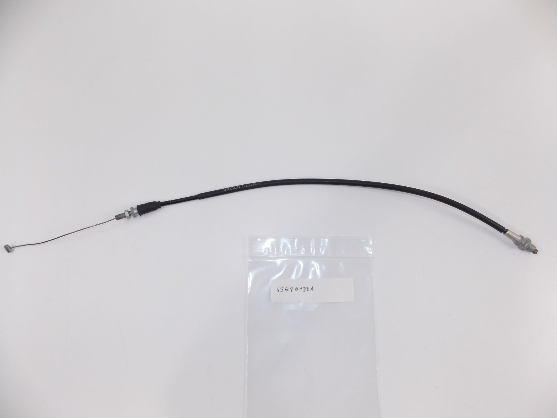 NOS OEM 1997 DUCATI 600 THROTTLE CONTROL CLOSING CABLE 65610132A - MotoRaider