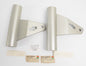 ZUNDAPP LAVERDA LZ50 RIGHT LEFT HEADLIGHT MOUNT SUPPORT SILVER 50203097 50203098 - MotoRaider