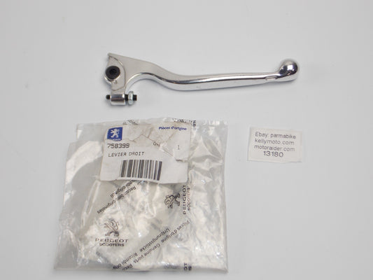 OEM PEUGEOT SCOOTER RIGHT SIDE HAND BRAKE LEVER 758399 ALUMINUM - MotoRaider