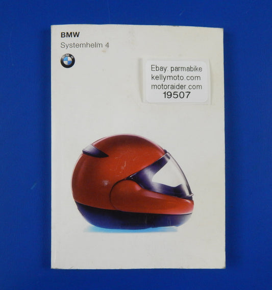 BMW INSTRUCTION MANUAL SYSTEMHELM 4  MULTI LANGUAGE VINTAGE - MotoRaider