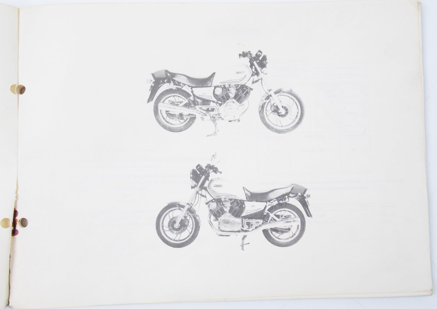 YAMAHA 1982 XV1000 19T SPARE PARTS CATALOG BOOK ENGLISH 1219T-300E1 - MotoRaider