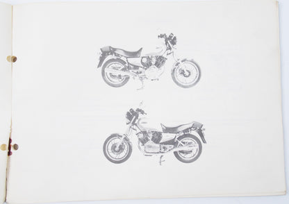 YAMAHA 1982 XV1000 19T SPARE PARTS CATALOG BOOK ENGLISH 1219T-300E1 - MotoRaider